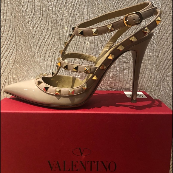 Valentino Garavani Shoes - Valentino Garavani Rockstud slingback 100mm pump